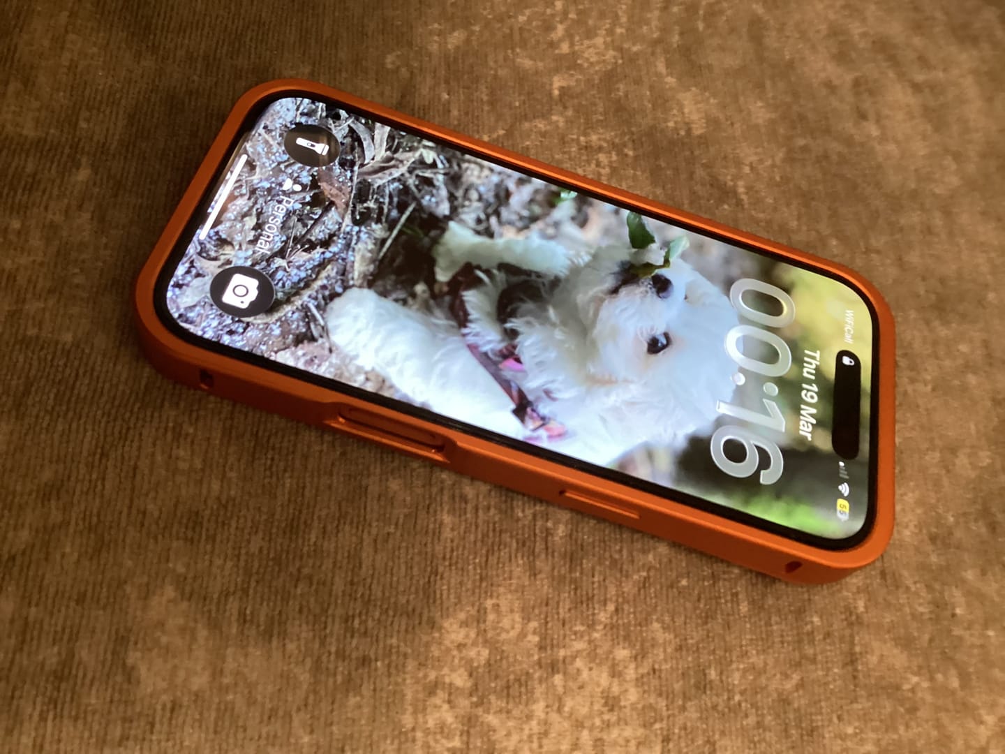 Kundfoto på snapshield metallskal